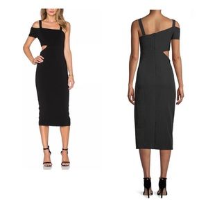 Jay Godfrey Marquette Dress Cutout Asymmetric